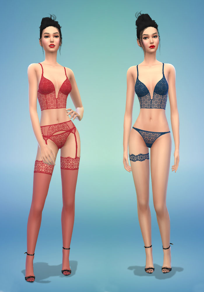 The sims 4 cc sexy lingerie set