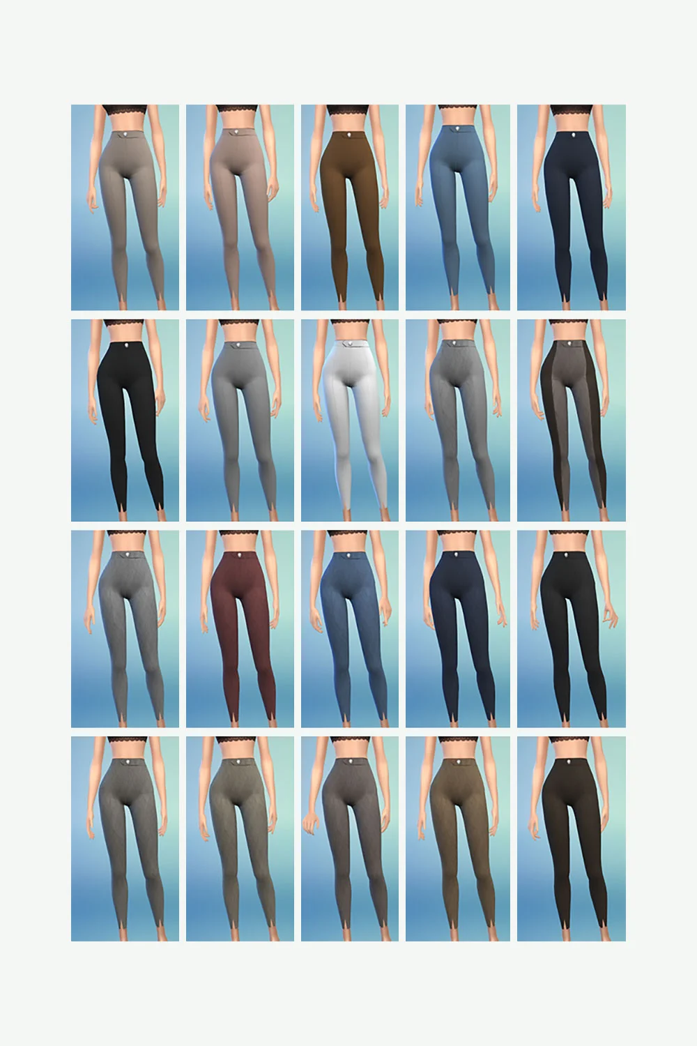 The Sims 4 CC Pants