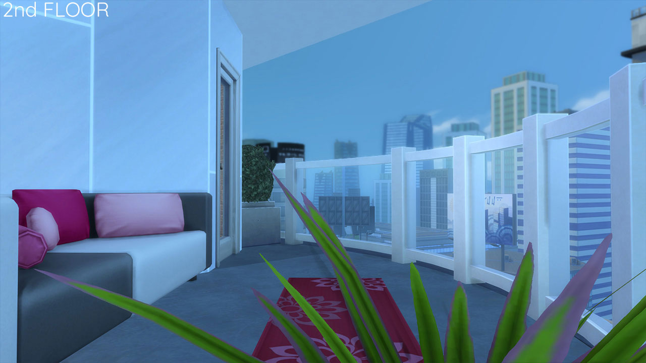 The sims 4 Apartment 701 balcony