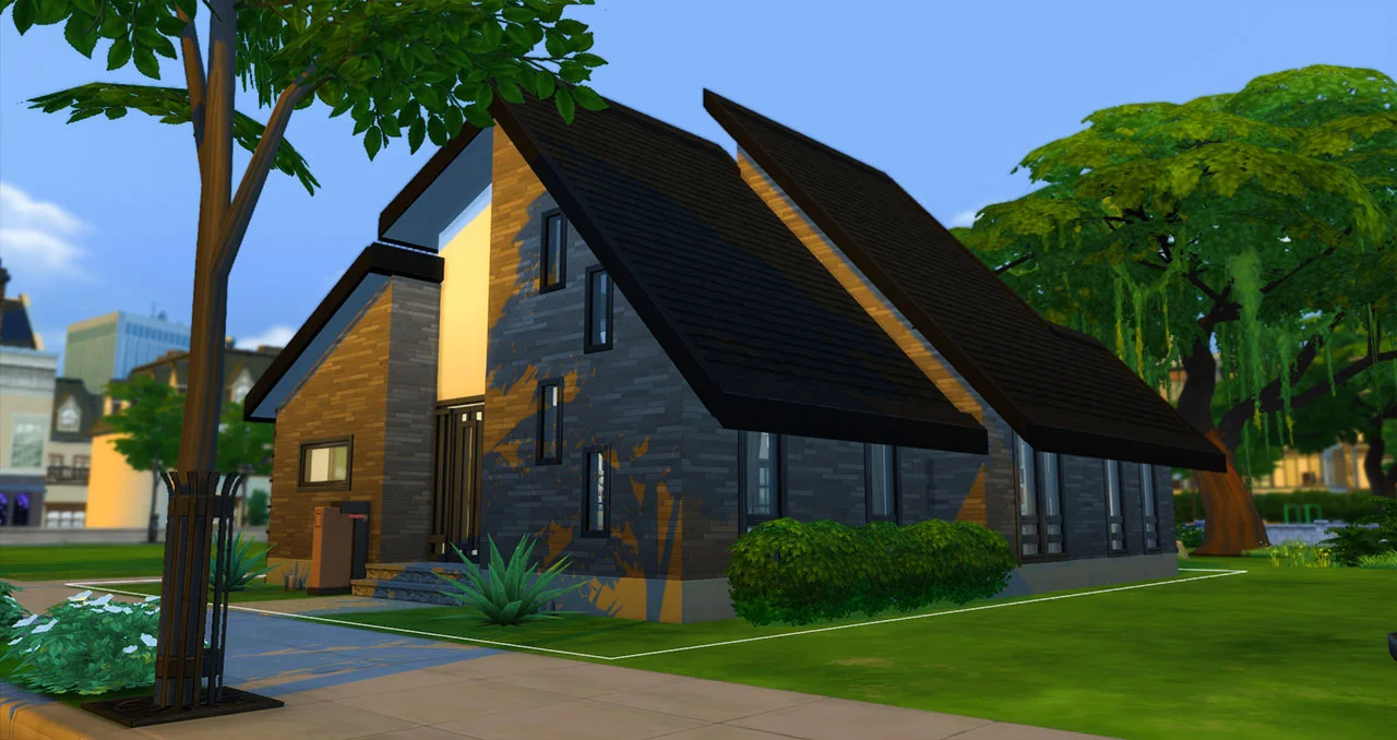 The Sims 4 furnished modern house