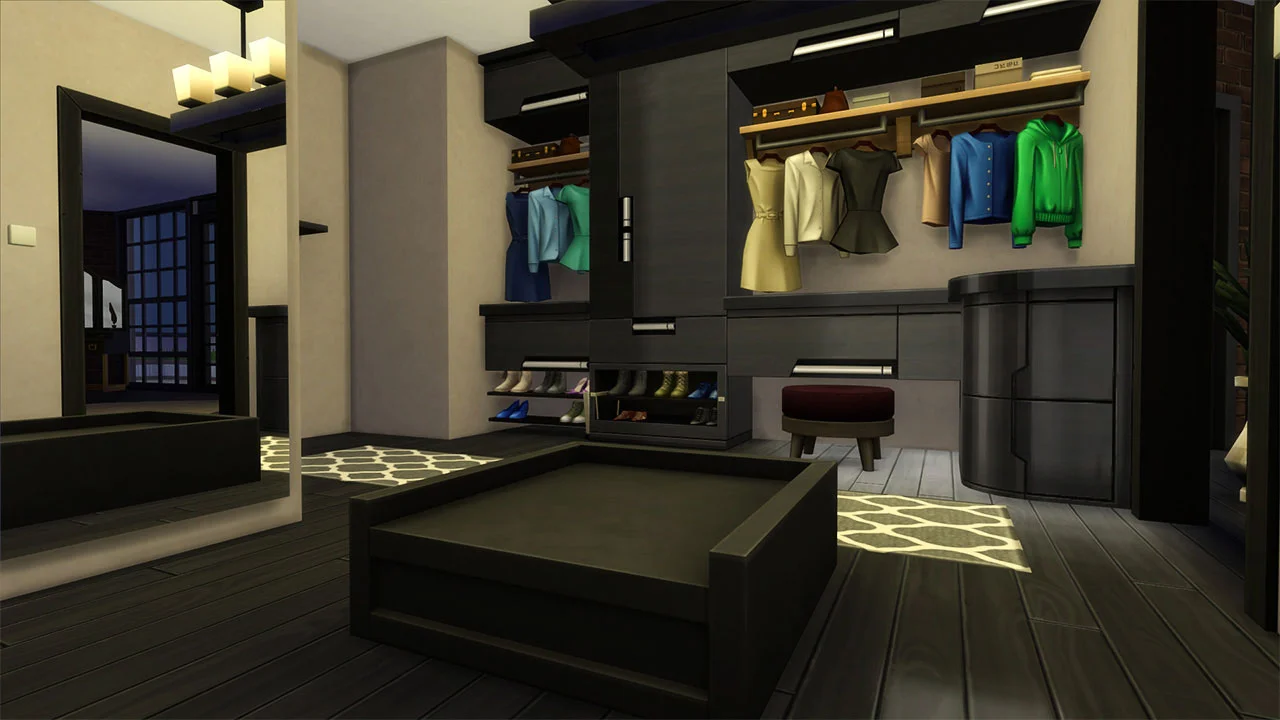 The sims 4 penthouse dressing room