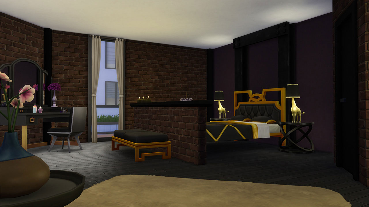The sims 4 penthouse bedroom
