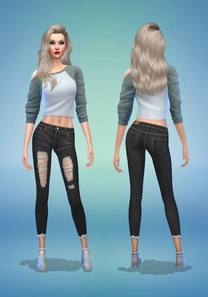 The Sims 4 CC Skinny Jeans