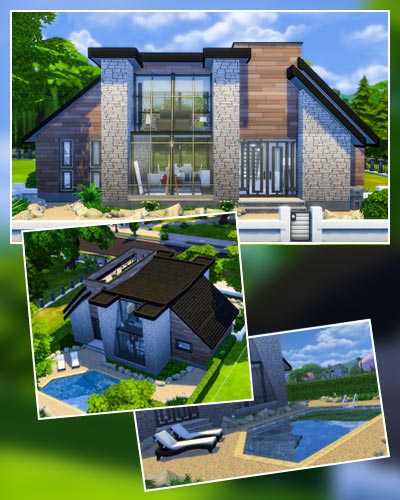 The sims 4 modern villa