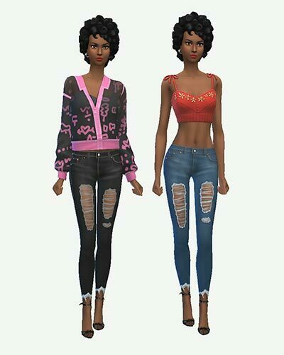 The Sims 4 Ripped Jeans
