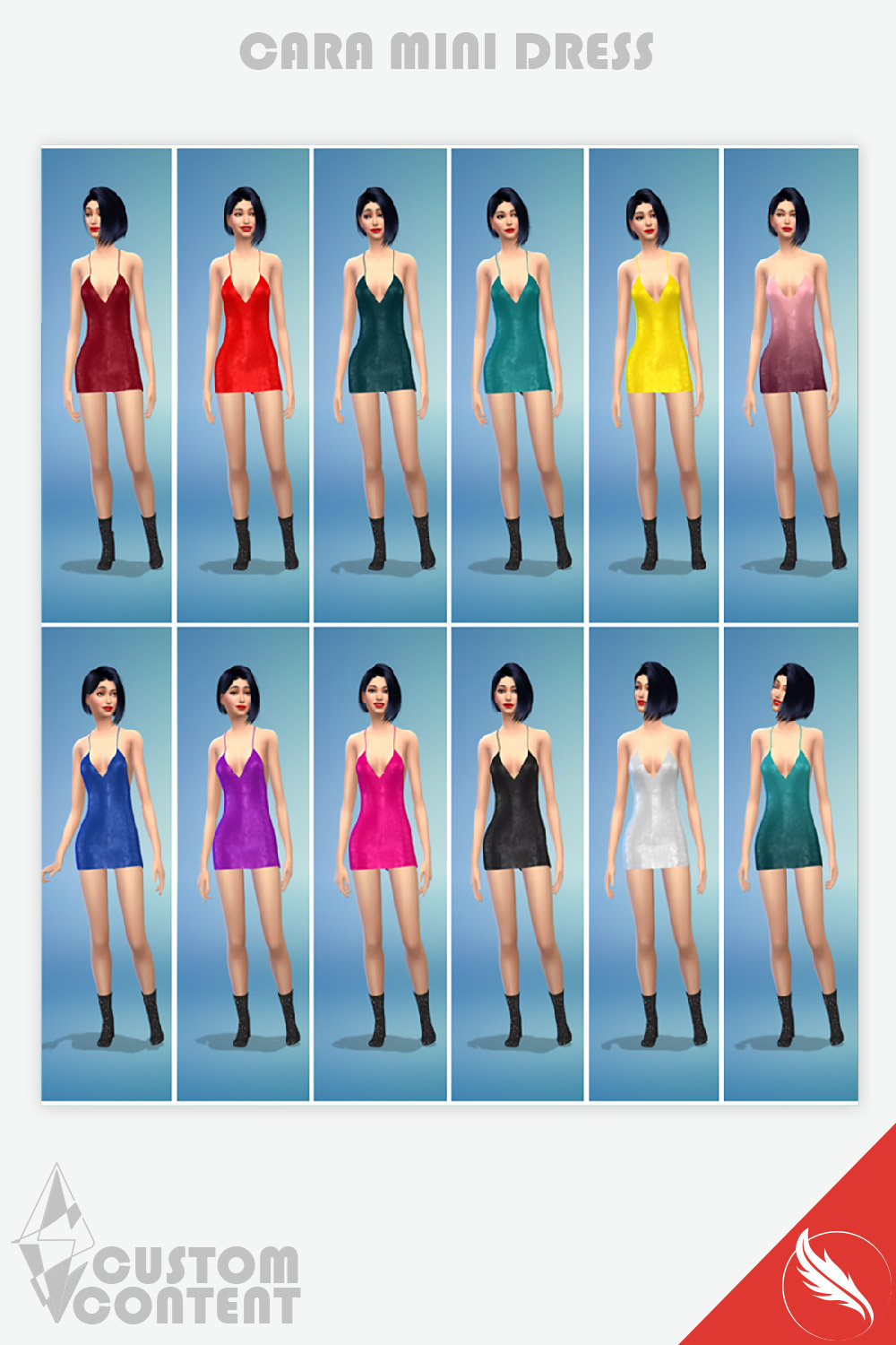 The Sims 4 Mini Dress Party CC