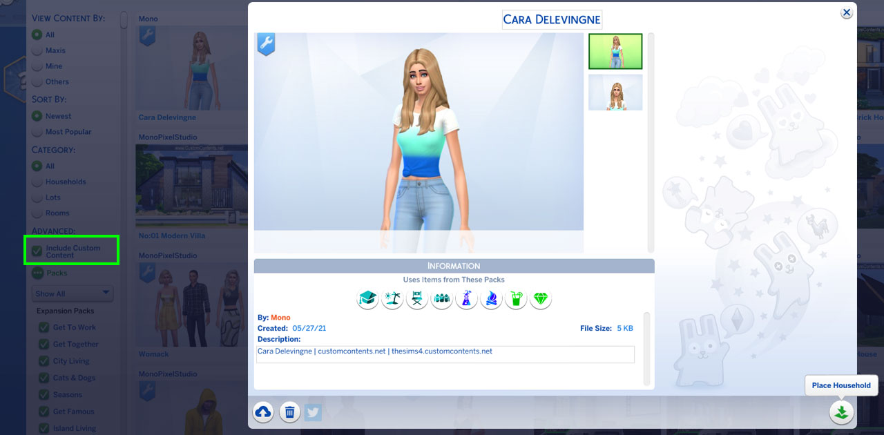 How To Install Downloaded The Sims 4 Sim