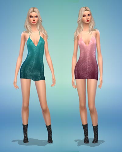 The sims 4 cc mini dress