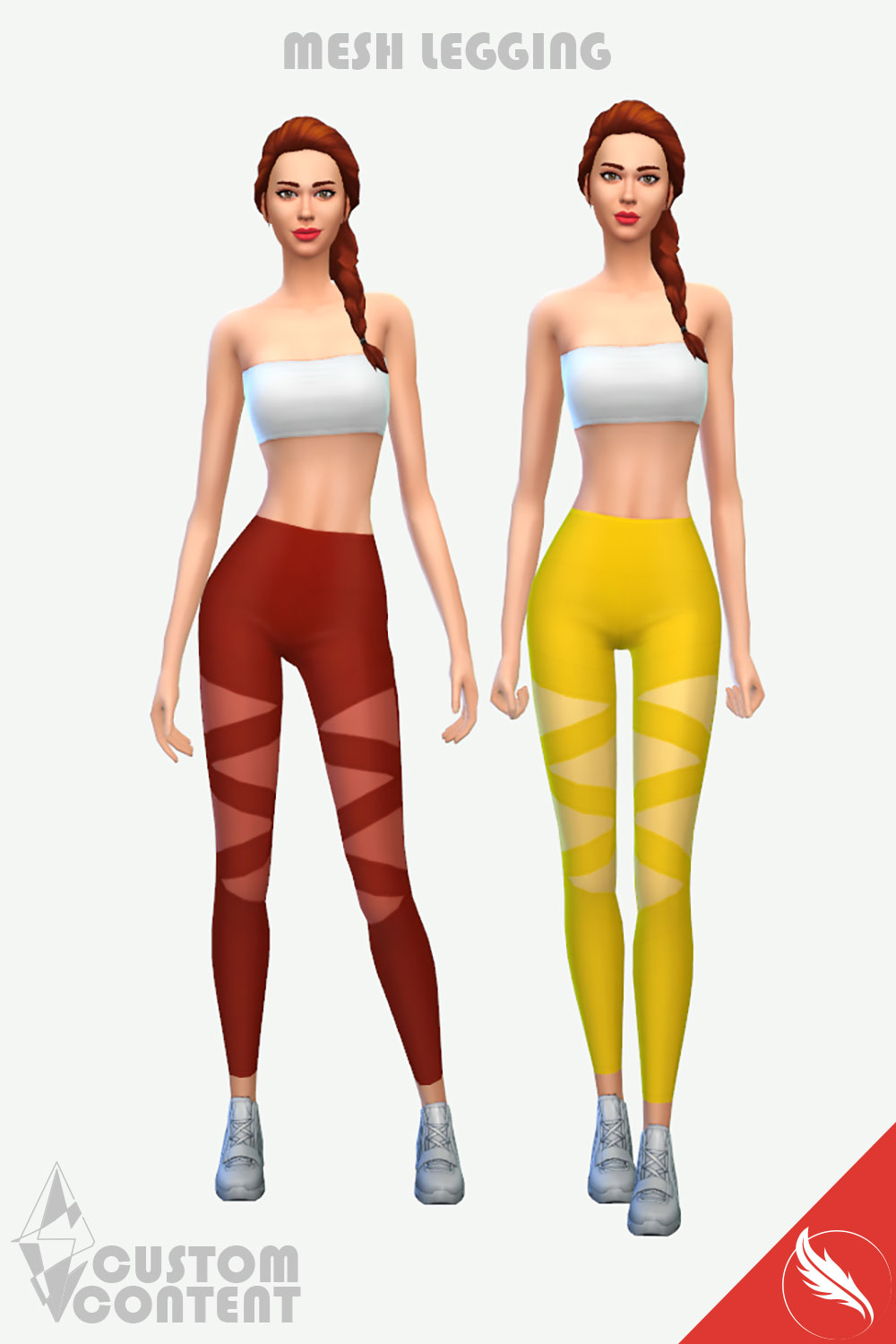 Sikker Bare overfyldt pude The Sims 4 Custom Content - Mesh Leggings