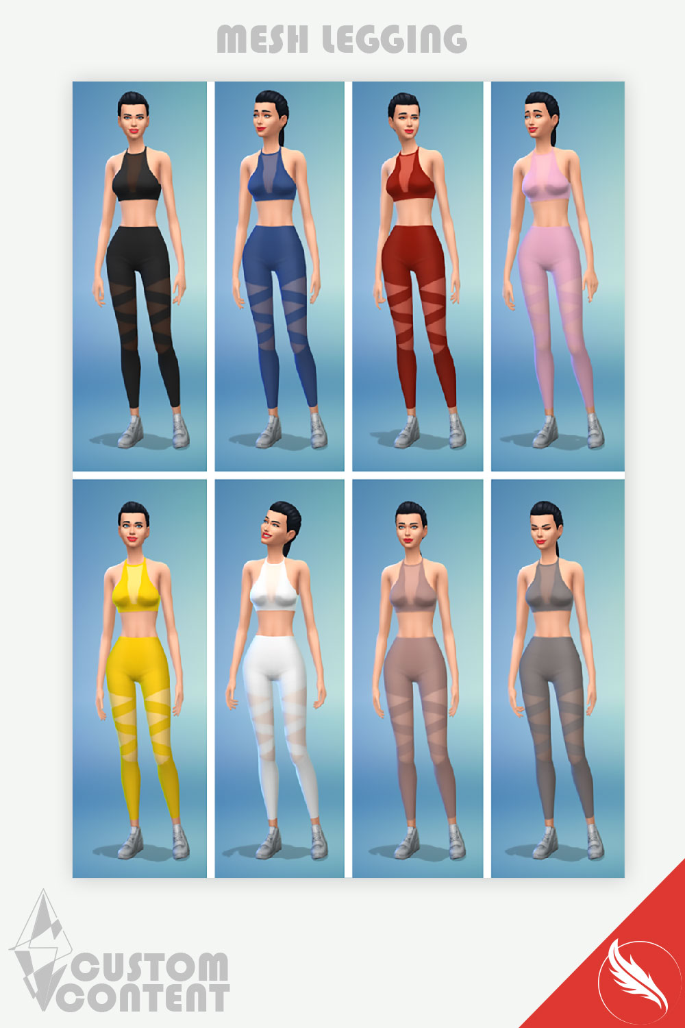 The sims 4 sportswear mesh legging
