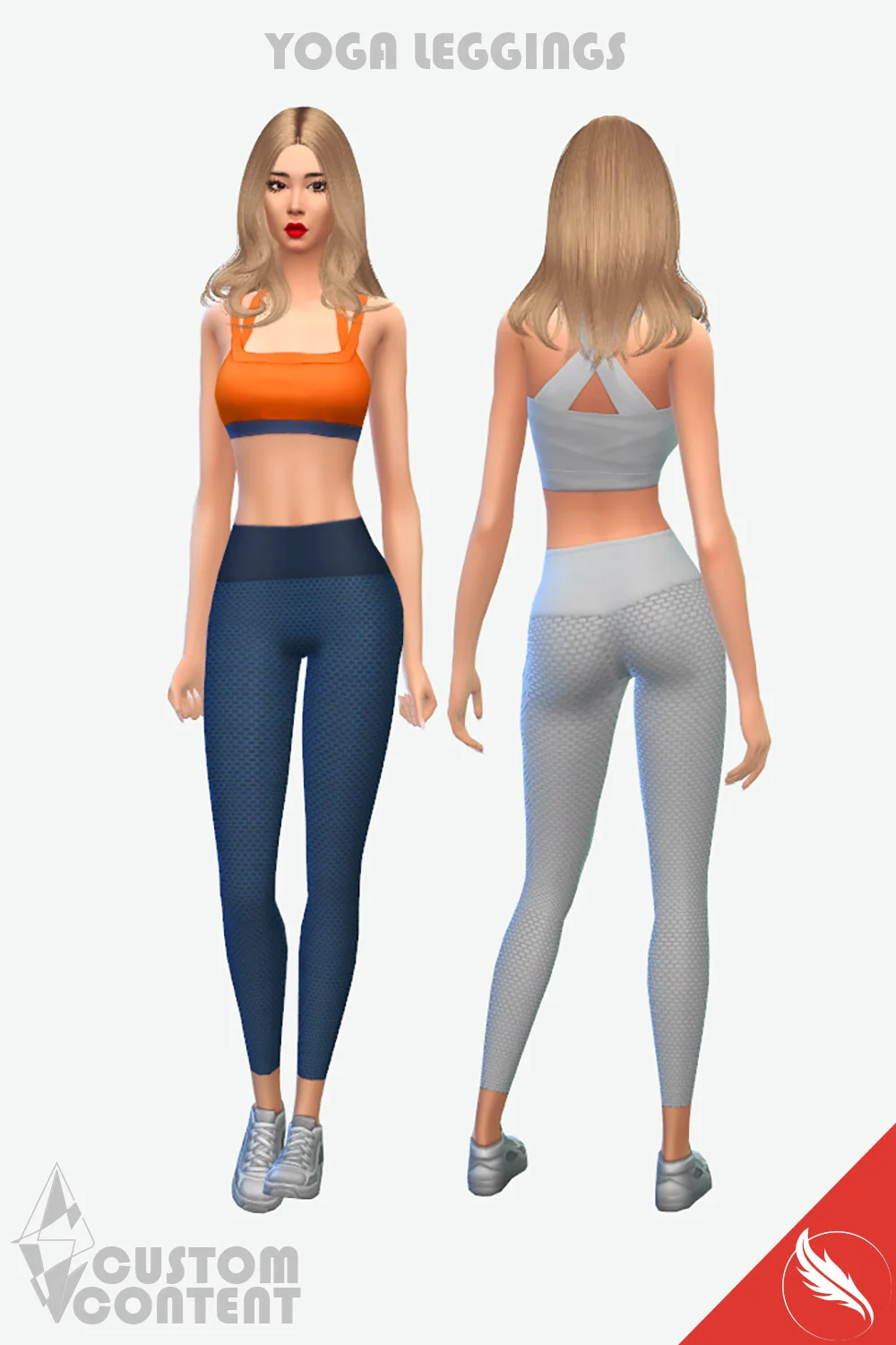 The Sims 4 CC Tiktok Yoga Leggings