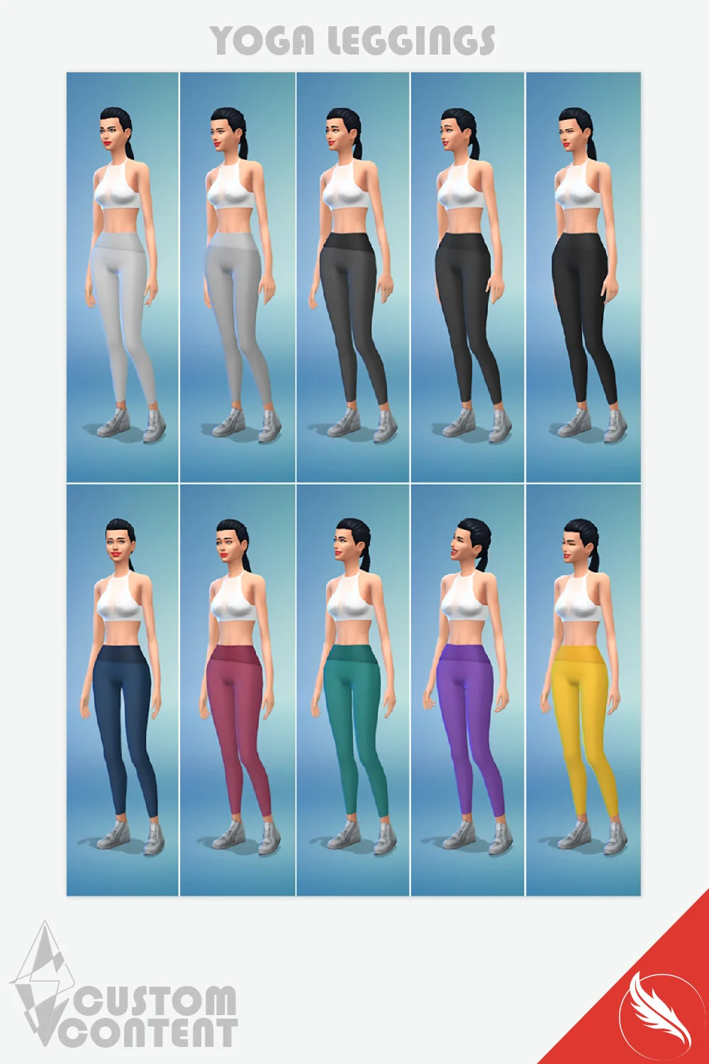 The Sims 4 Tiktok Yoga Leggings CC