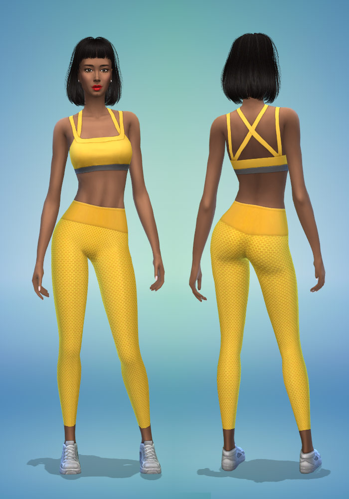The Sims 4 CC tiktok yoga pants