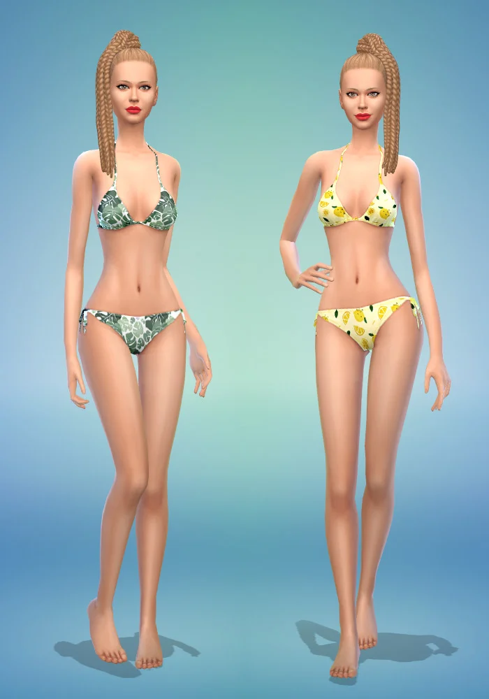 The sims 4 cc bikini set