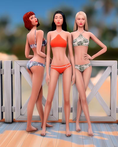 The Sims 4 Bikini Set Custom Content