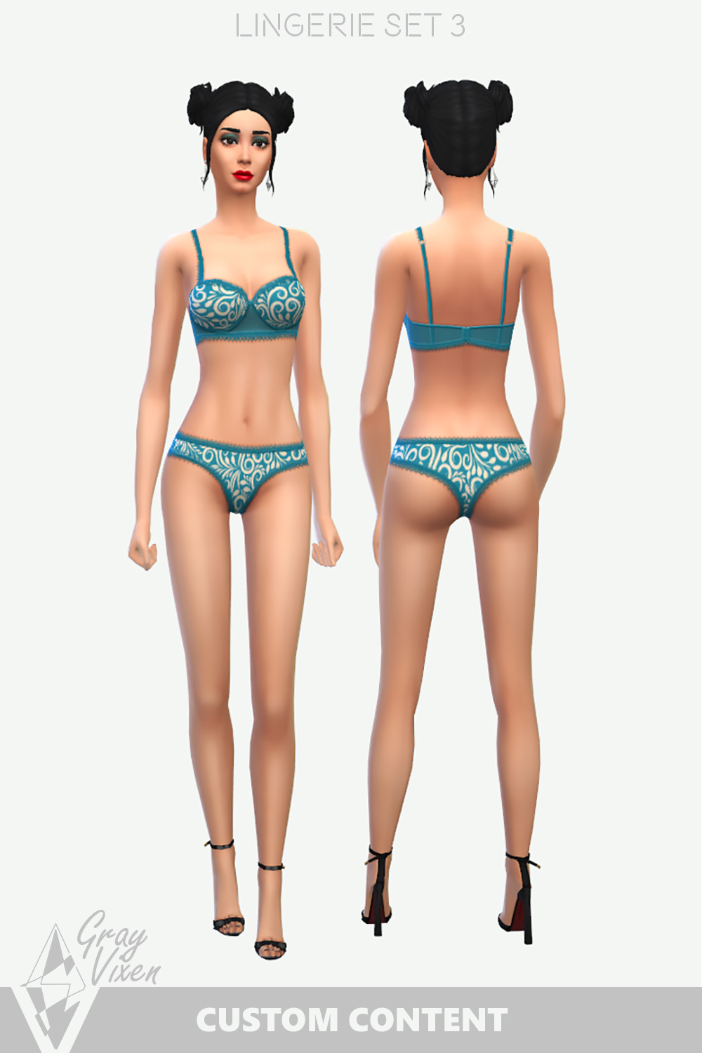 The Sims 4 Lingerie Set Bra and Panty
