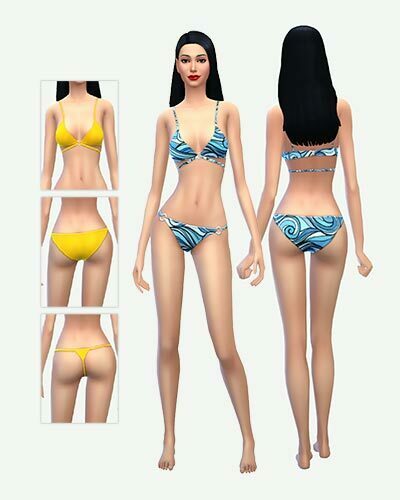 The Sims 4 Bikini Set CC