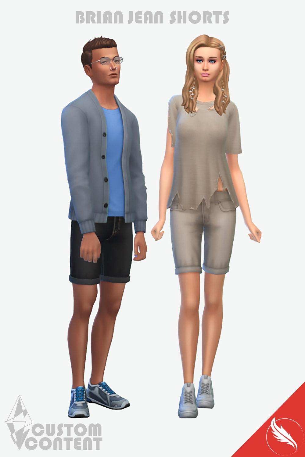 The Sims 4 Male Shorts CC