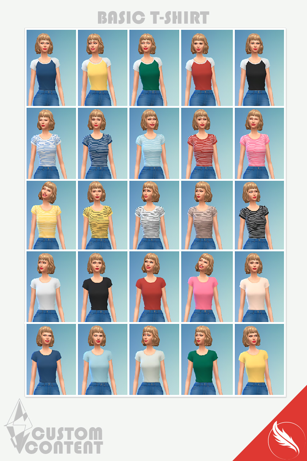 The Sims 4 CC T-Shirt