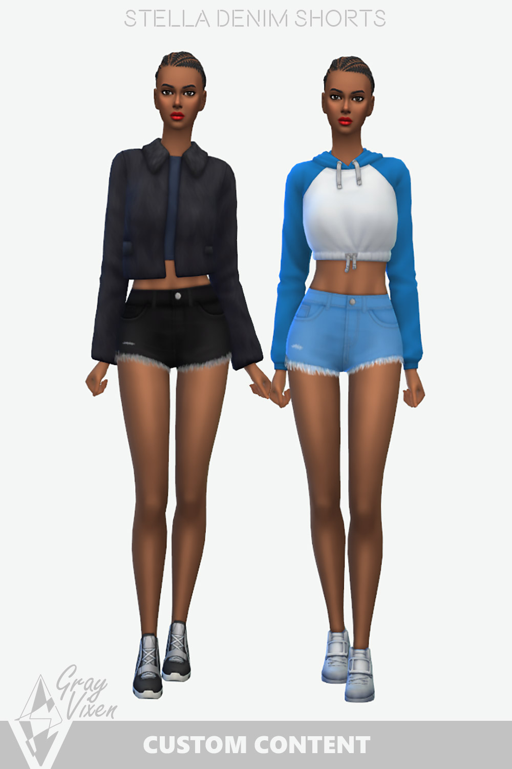 The sims 4 CC Mini Shorts