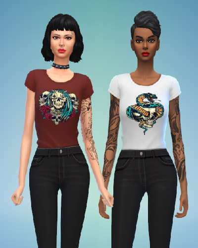 The Sims 4 custom content T-Shirt