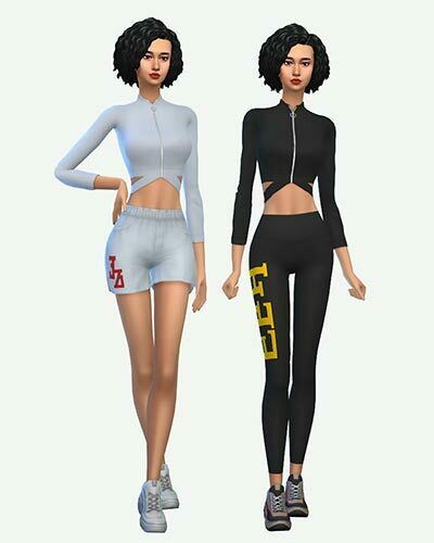 The Sims 4 Sports Crop Top