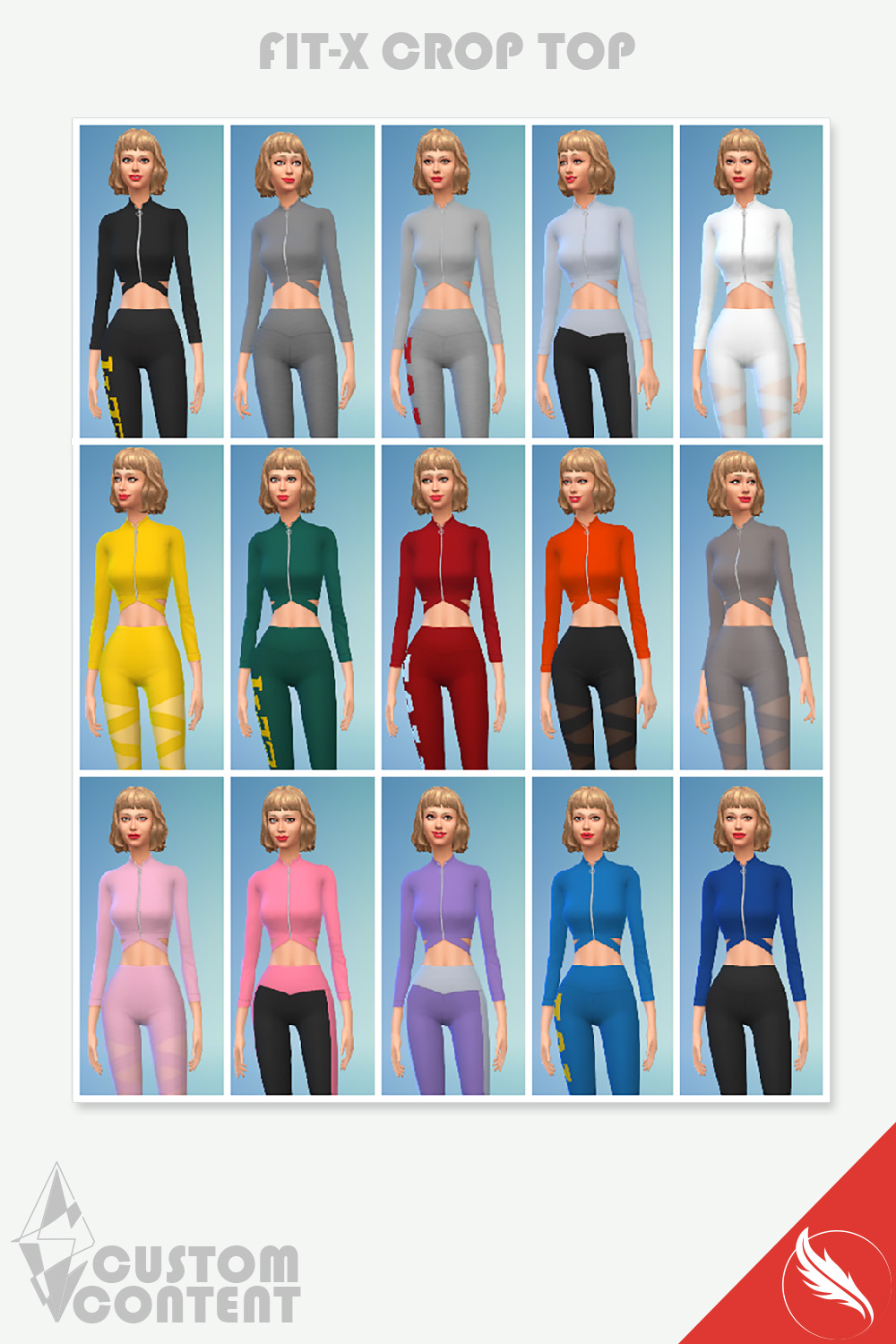 The Sims 4 Sports Crop Top