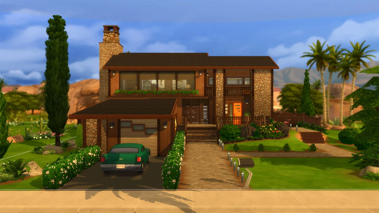 The sims 4 70s house