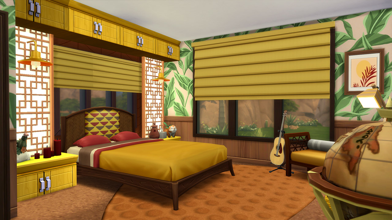 The sims 4 1975 Family Home Bedroom