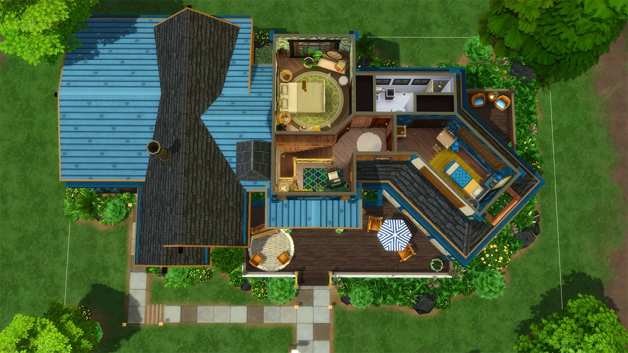 The Sims 4 Haunted House Residential Floor Plan