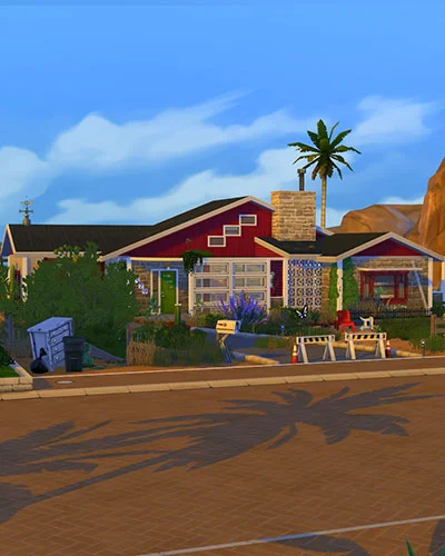The Sims 4 Haunted Mid-Century Home