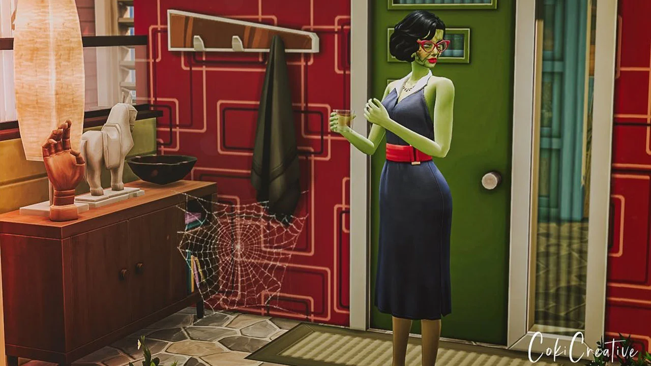 The Sims 4 Haunted Mid-Century Home
