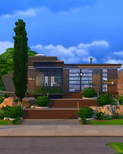 The Sims 4 Modern Midcentry House