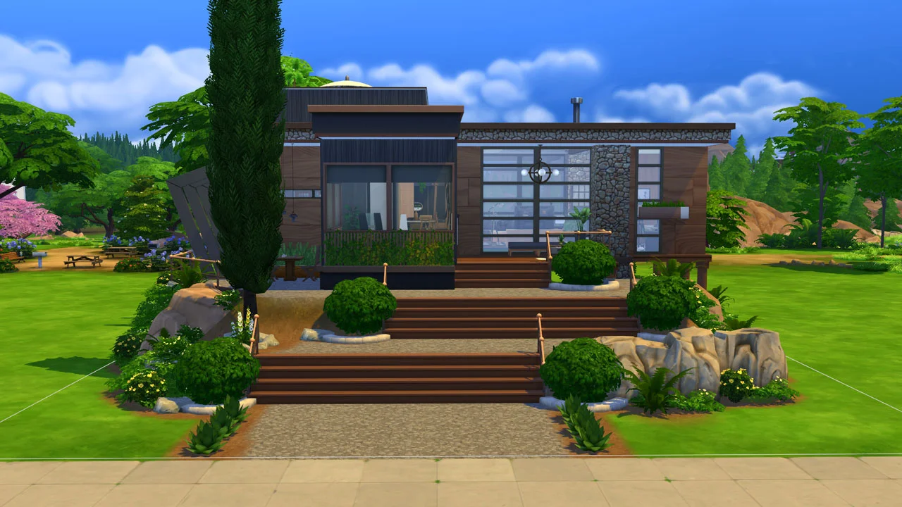The Sims 4 Modern Midcentry House