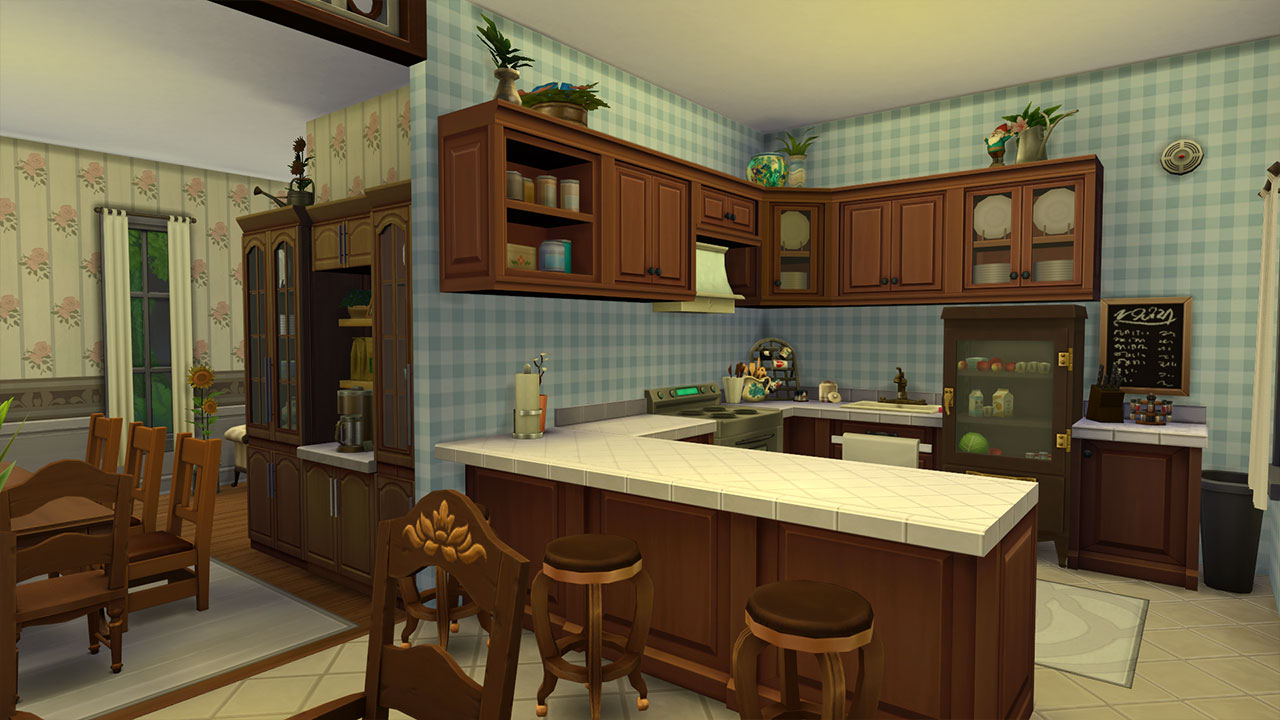 The Sims 4 The Waldo Manor Kitchen