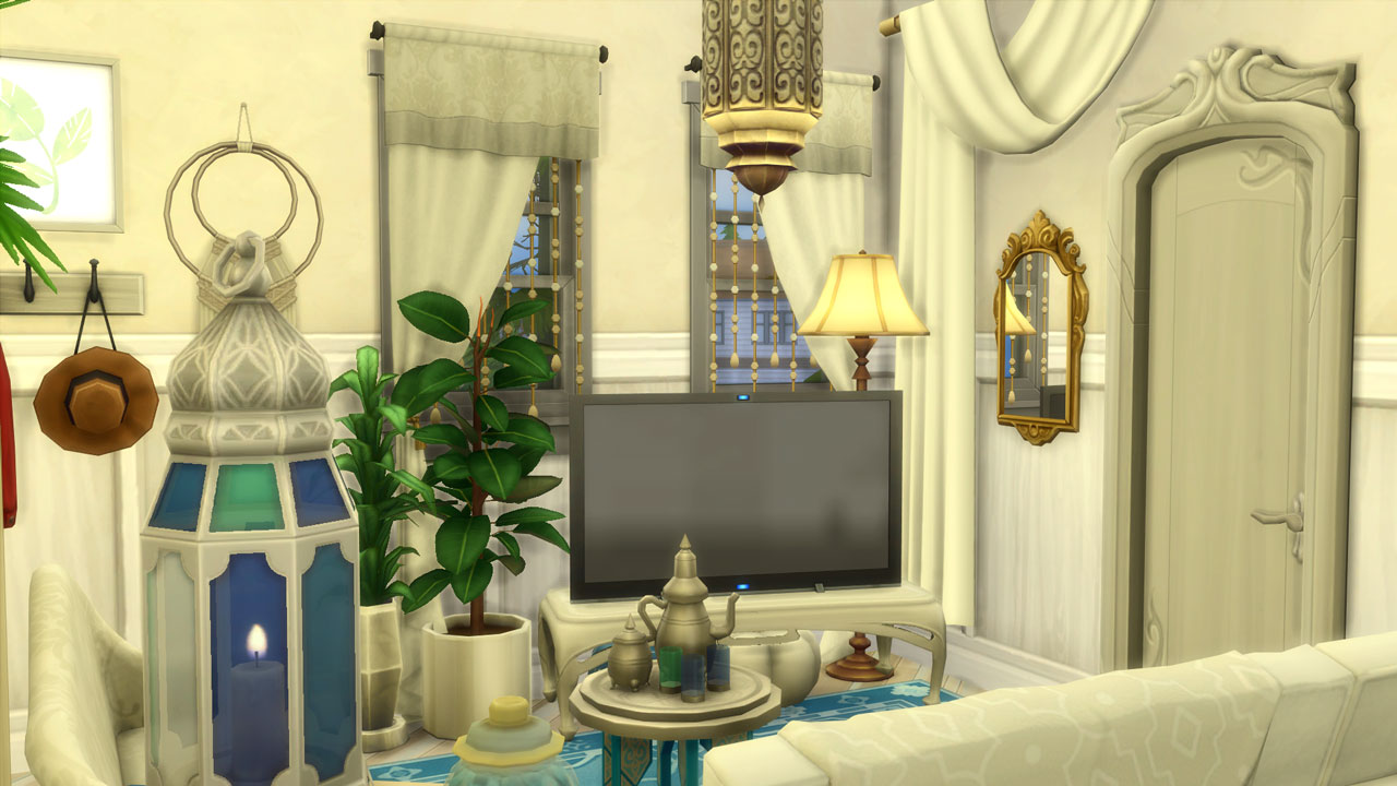The Sims 4 Tiny Dream House Livingroom CokiCreative