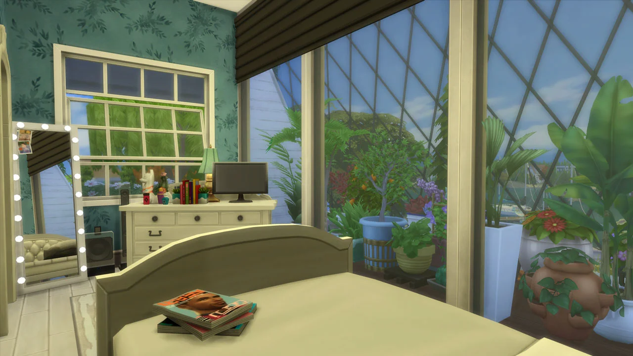 The Sims 4 Tiny Dream House Bedroom CokiCreative
