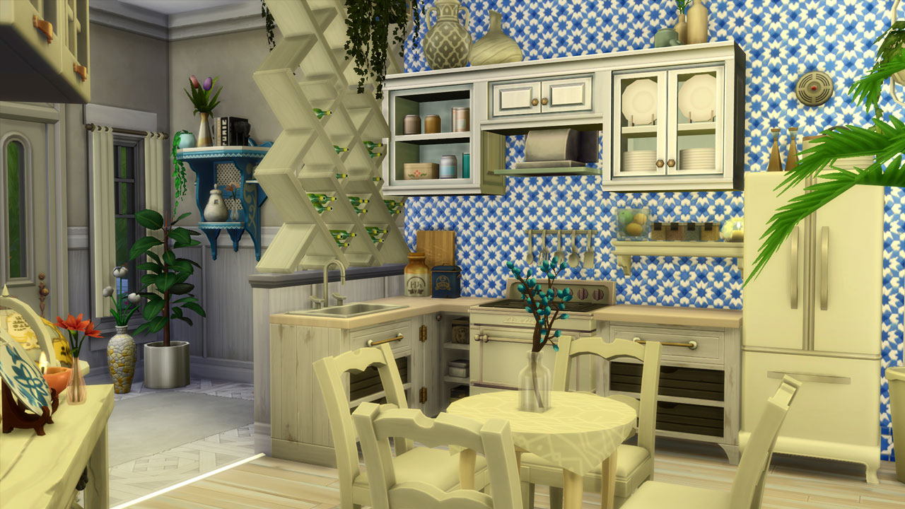 The Sims 4 Tiny Dream House Kitchen CokiCreative