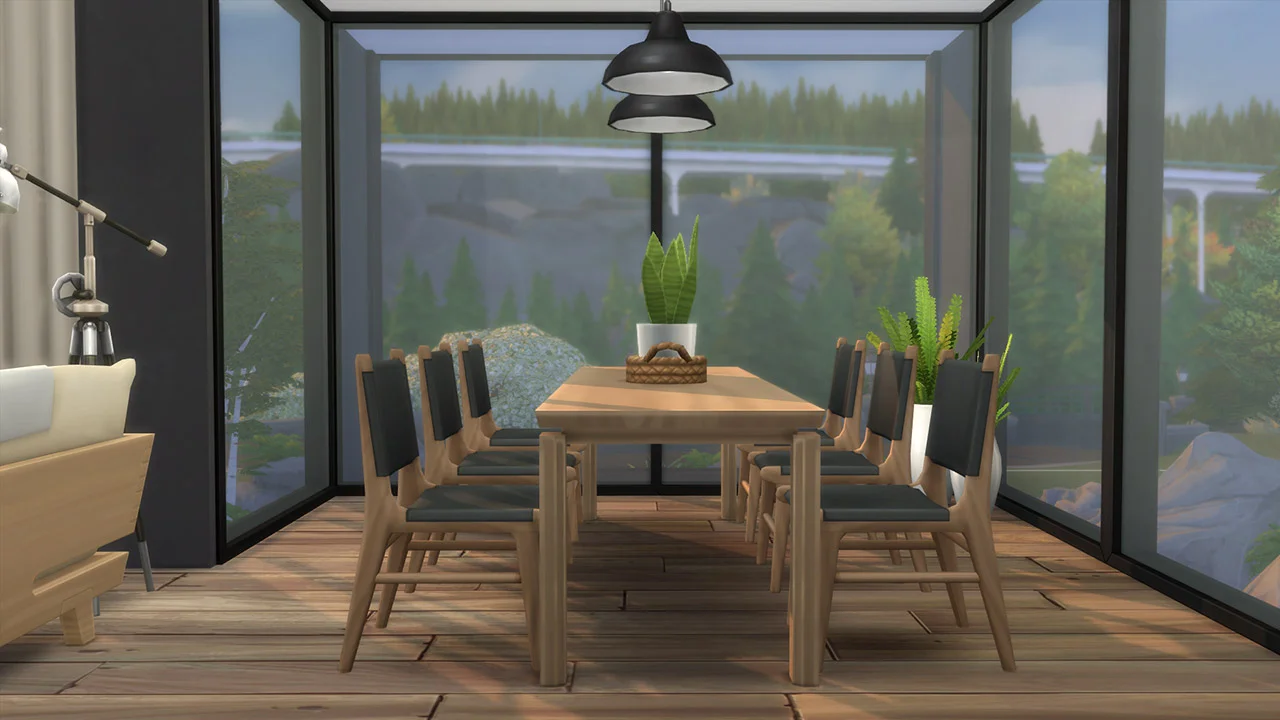 The sims 4 Nordic Lake Lodges