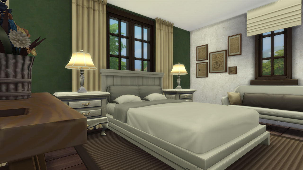 The sims 4 italian villa bedroom