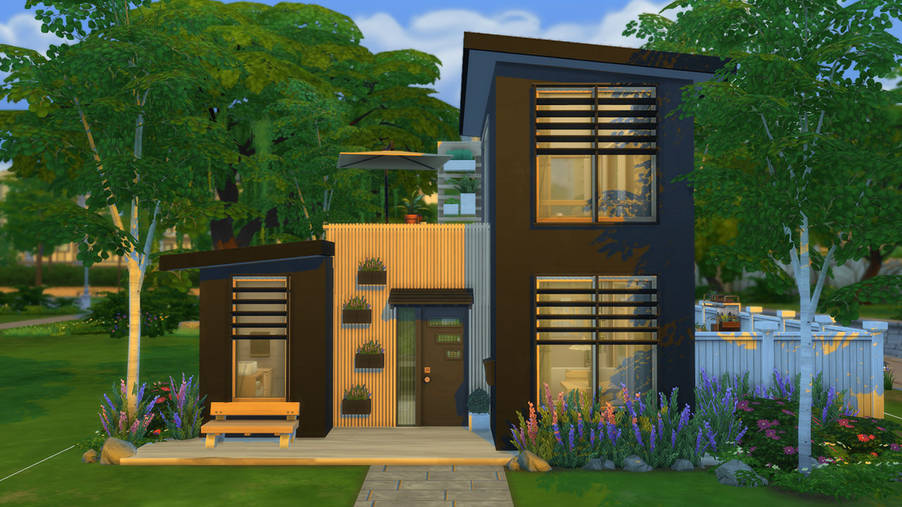 The sims 4 modern tiny house