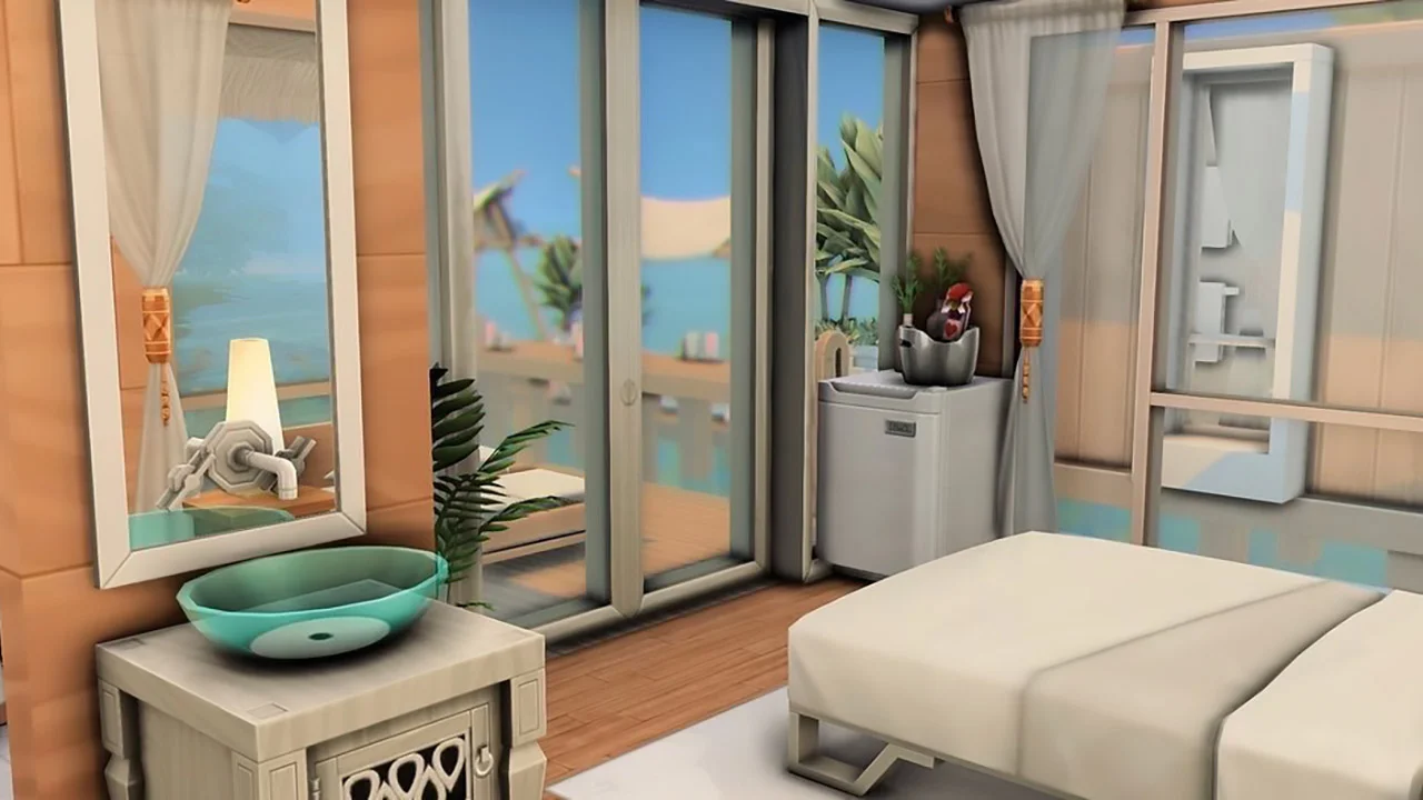 The Sims 4 Maledives Resort Bedroom