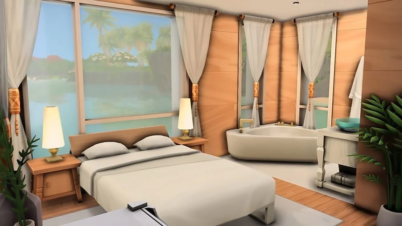The Sims 4 Maledives Resort Bedroom