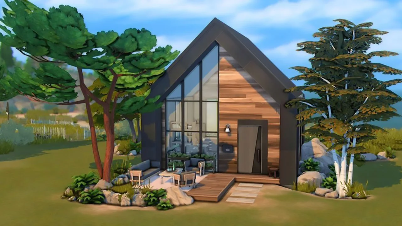 The sims 4 build Scandinavian House