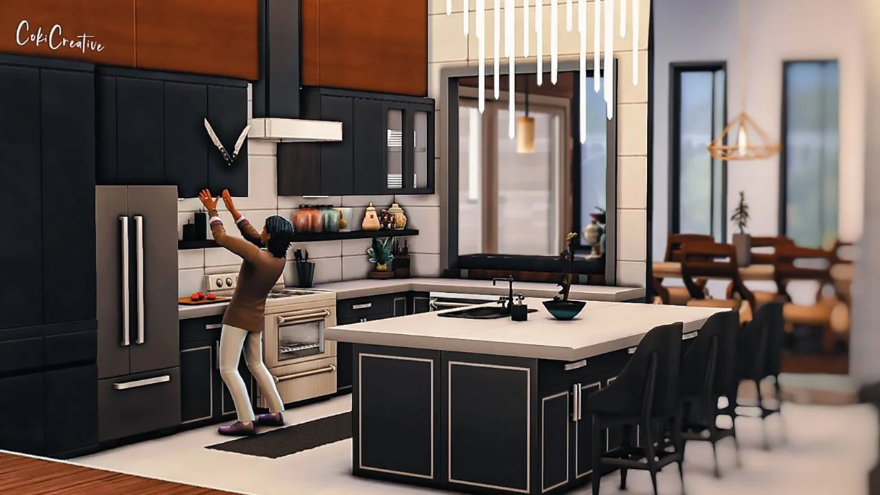 The Sims 4 Celebrity Hilltop Mansion Kitchen