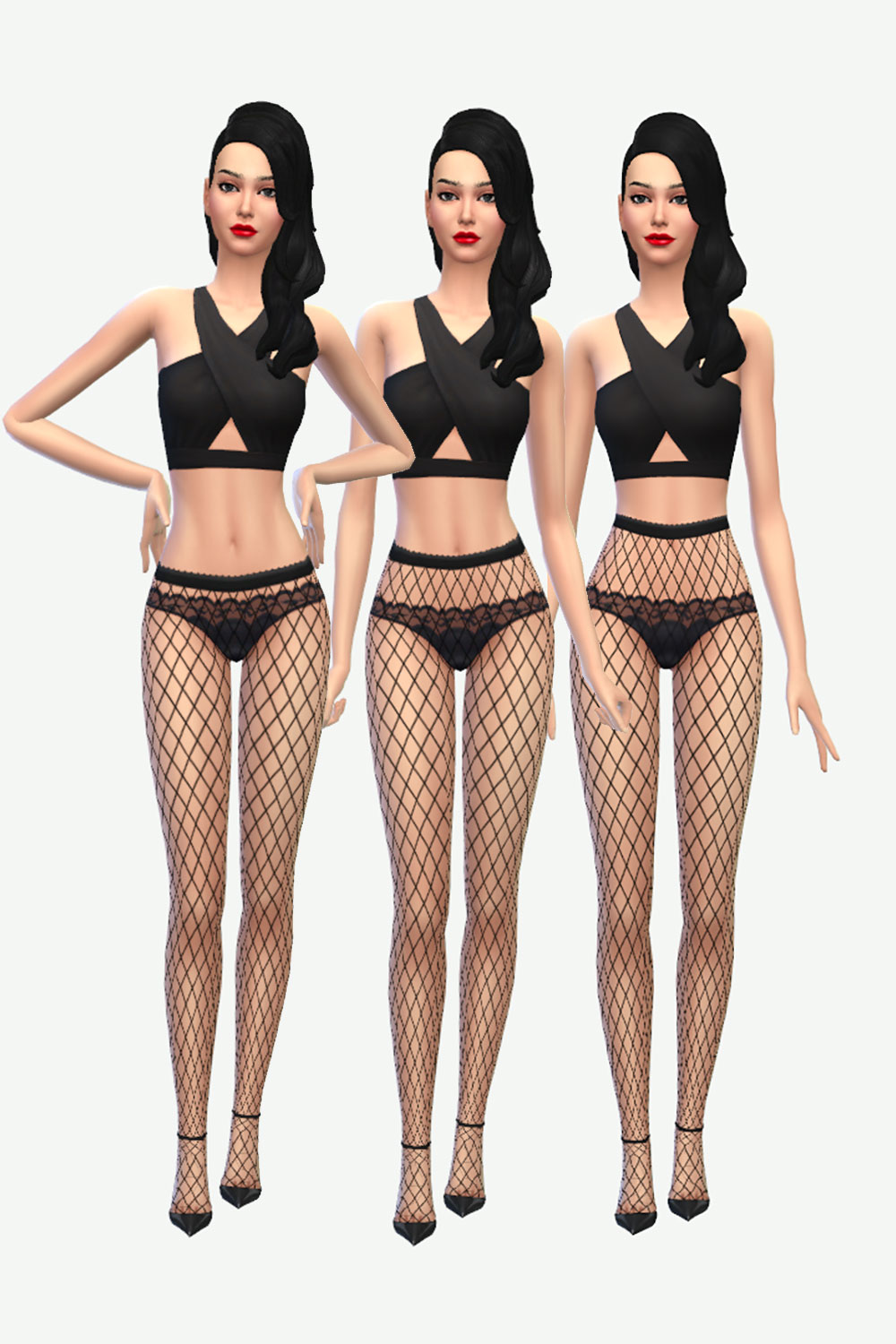The Sims 4 Fishnet Tights CC