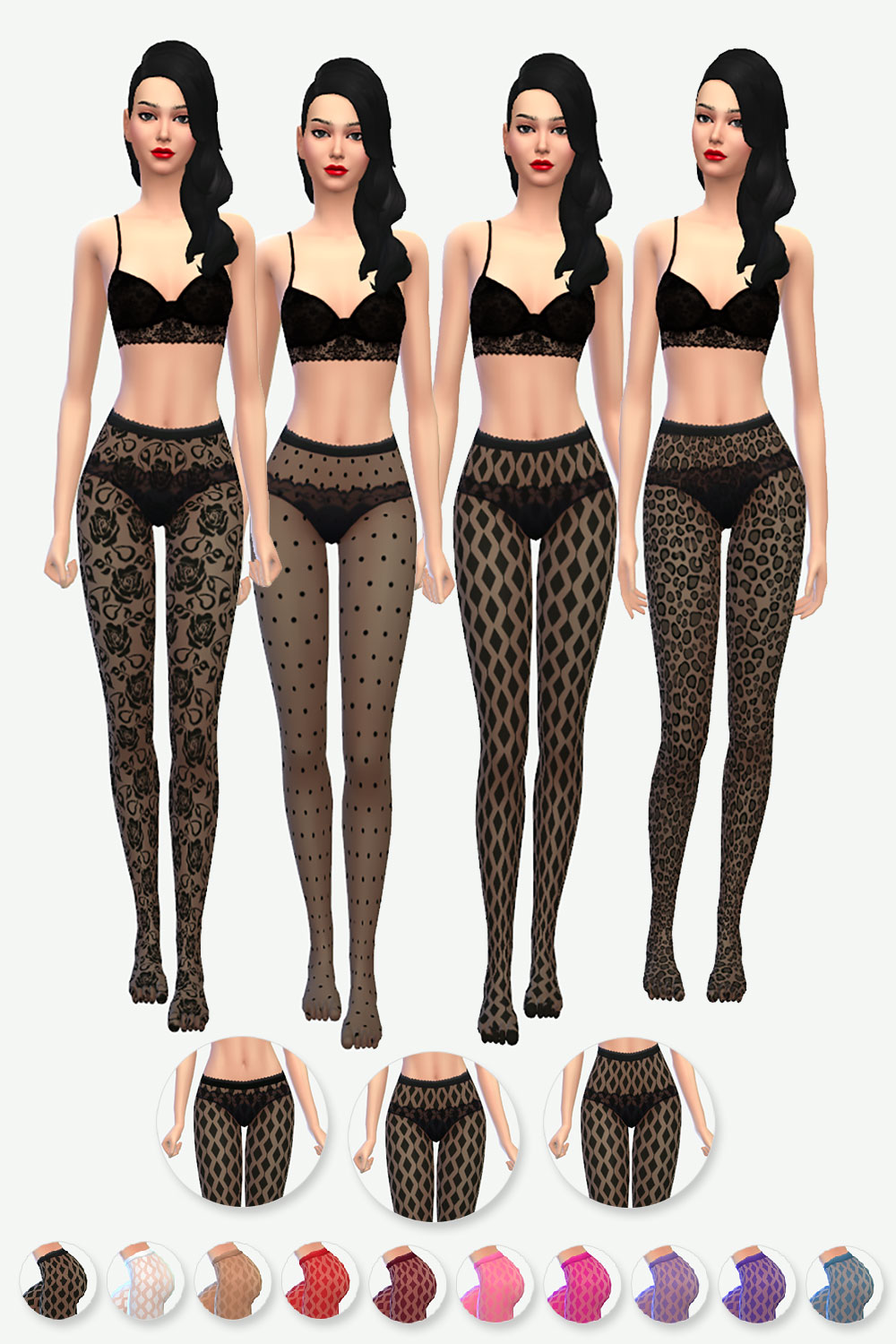 The Sims 4 Pattern Tights