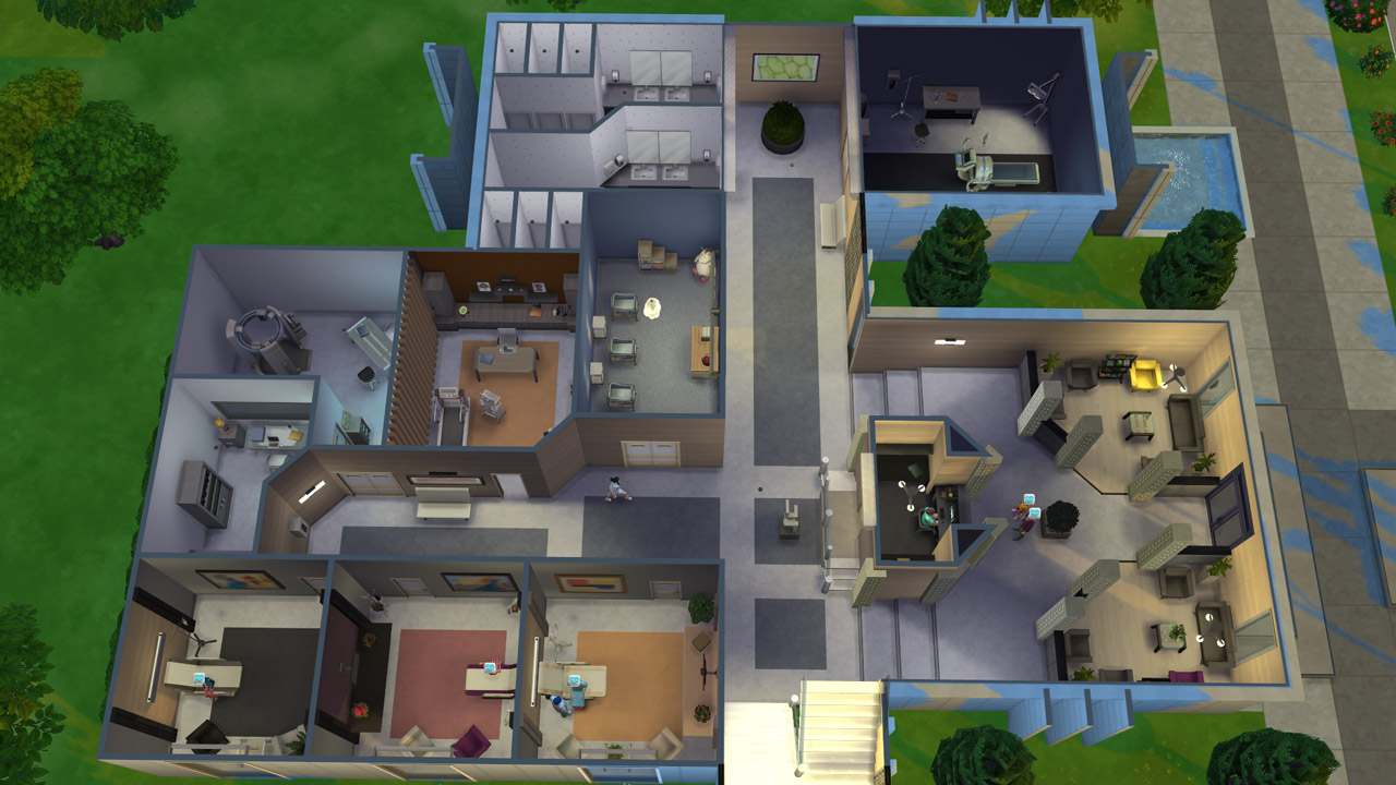 The Sims 4 Hospital Floor Plan