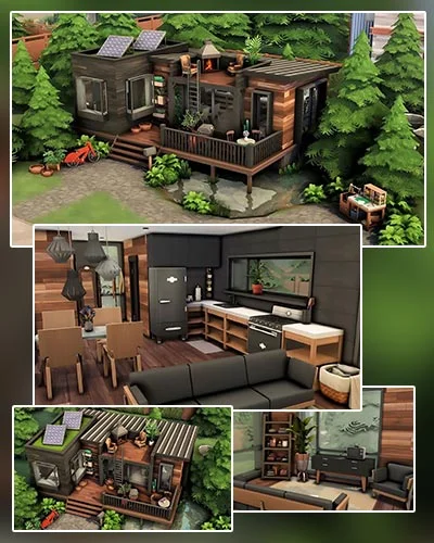 The Sims 4 Eco Tiny Home