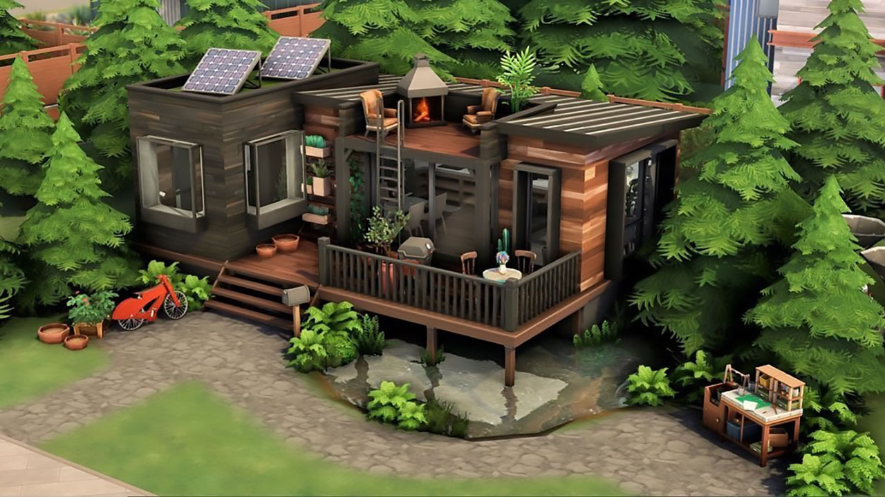 The Sims 4 Eco Tiny Home